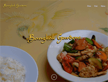 Tablet Screenshot of bangkokgardens.com